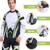 Unisex Cycling Jacket Pants Set Winter Thermal Windproof Breathable Long Sleeve Bike Riding Suit