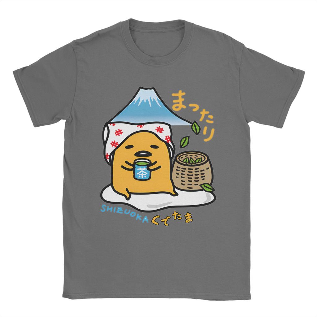 T-shirt Streetwear Miniso Estate Gudetama Hip Hop T-shirt Cotone Giapponese T-shirt Donna Uomo Y2K Basiche Manica Corta T-shirt