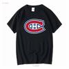 Montreal Canadiens Logo Aktives T-Shirt Lustiges T-Shirt Amerikanischer Vintage-Stil Gewaschen Atmungsaktiv Unisex Leicht für Männer Vielseitig Dehnbar