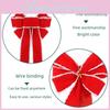 Charming Red Bow Christmas Tree Garlands And Ornaments For Stunning Festive Style