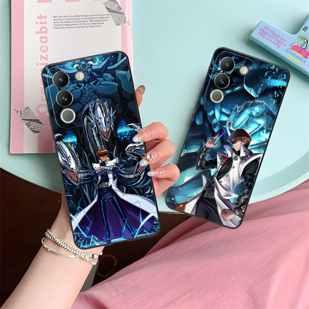 Yugioh Seto Kaiba Phone Case for VIVO Y77 76 75 74 73 72 58 56 55 51 50 38 36 Y19 Y18 Y03 Y01 5G Soft TPU Shockproof Cover