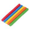 5Pcs Baby Teething Tubes Toy Silicone Bite Resistant 5 Colors Baby Chew Straw for Infants Toddler