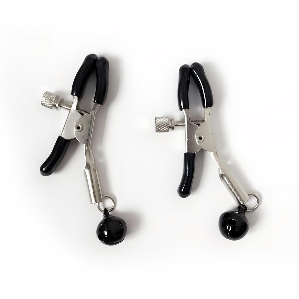 Damen Brustwarzen- und Schamlippenklemmen - SM-Glocken Erwachsenenspielzeug für Paare