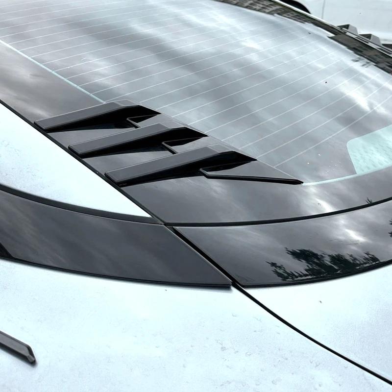 Adesivo Decorativo per Lunotto Posteriore Auto Articolo Accessorio Spoiler Laterale Splitter Rivestimento Griglia Triangolare Parasole Finestrino Parabrezza Per Auto