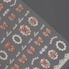 Cute Litter Bear Bowknot 5D Soft Embossed Reliefs Self Adhesive Nail Art Stickers Retro Black White Lace 3D Manicure Decals
