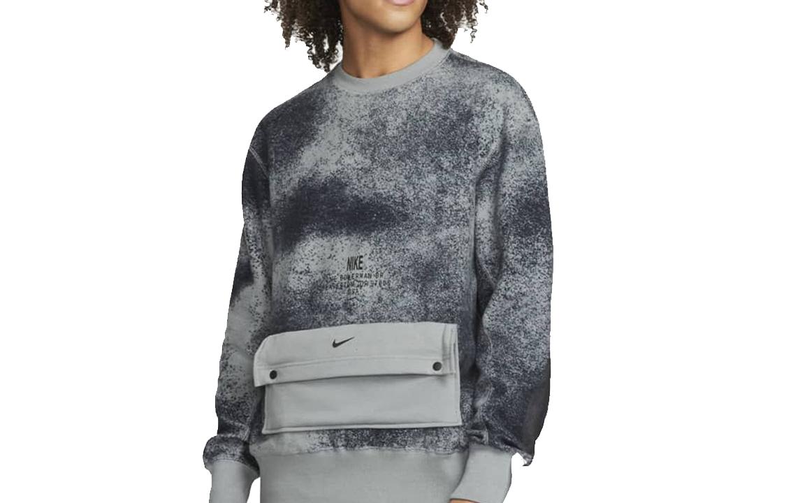 

Nike Sweatshirts Men s Gray Crew Neck Thickened Regular DQ3508-084 M