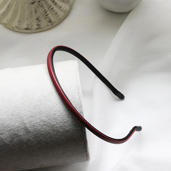 Headband Anti-Slip Plastic Thin Hair Hoop with Curved Design Stable Fit No Pressure Makeup Hair Hoop Hair Accessory