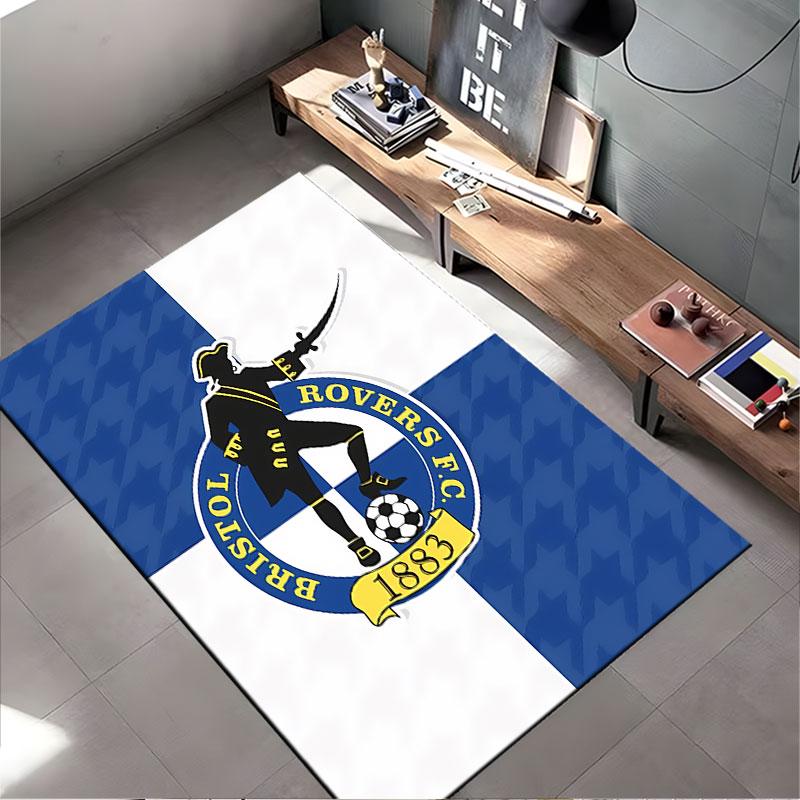 Bristol Rovers FC Logo Carpet suitable as a non-slip mat for the living room or bedroom sofa