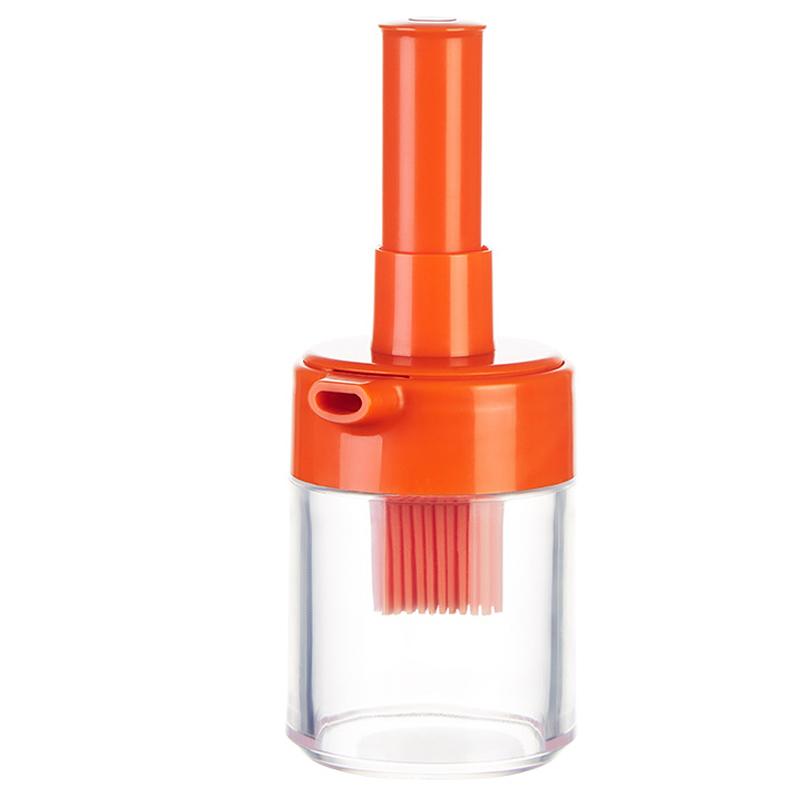 

2 In 1 Oil Bottle With Silicone Brush For Barbecue Baking Kitchen Tool China Mainland
