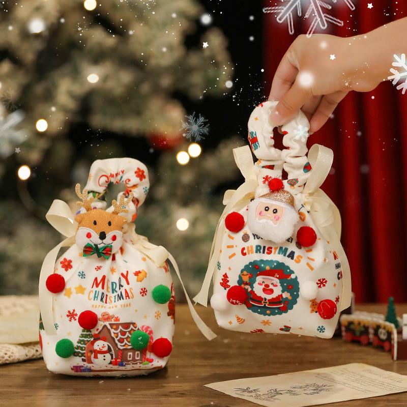 Christmas Eve Apple Packaging Bag Peace Apple Gift Bag Children'S Portable Candy 2025 Gift Bag