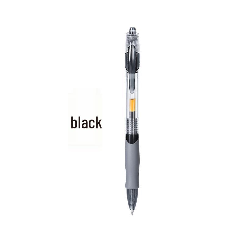 GP1008 Black 0.5mm Gel Pen, Bullet Tip - Ideal for Office and Exam Use