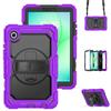 8.7 Inch Tablet Case Galaxy Tab A9 A11 X110 X133 With Silicone Bumper PC Back Shell Hand Strap Kickstand