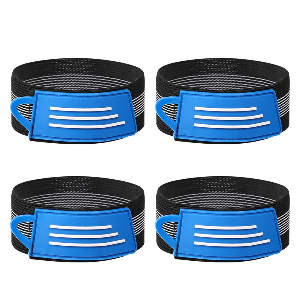 4x Bike Ankle Leg Strap Elastic Bike Ankle Leg Riding Puttee Cycling Safety Bind Adjustable Cycling Ankle Fastening Belt