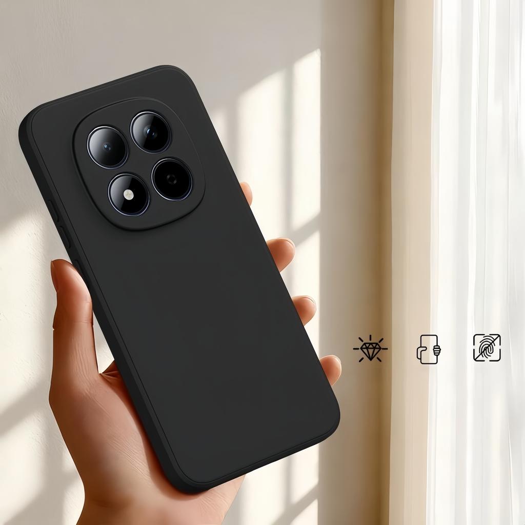 With Lanyard Fashion Solid Colour Shockproof Protective Liquid Silicone Phone Case For Redmi 15 14 13 Pro Plus 5G/4G
