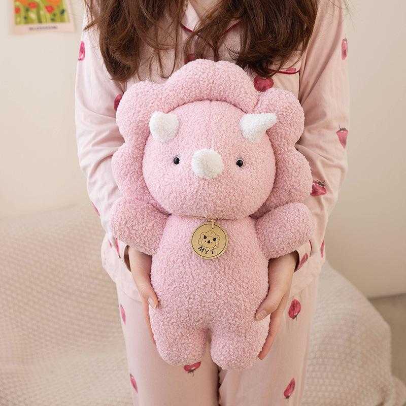 Cute Aida Dinosaur Doll Soft Cartoon Plush Toy Children's Doll Girl Super Soft Sleeping Gift