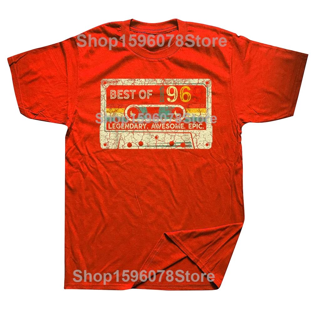

Vintage 1969 Limited Edition Cassette Tape 57th Birthday T Shirts Summer Casual Graphic Cotton Streetwear Short Sleeve Tshirt S