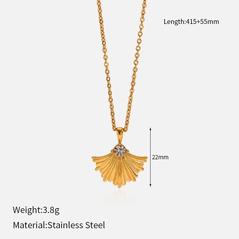 Titanium Steel Women Necklace Fade Resistant Collarbone Chain Minimalist Small Pendant Jewelry Accessory