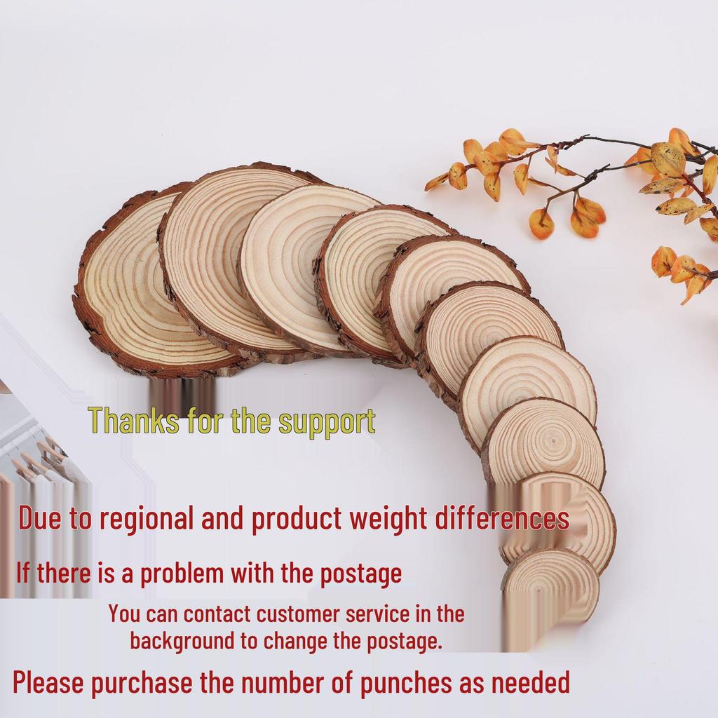 Round Pine Wood Slices for DIY, Hand Painting & Kindergarten Crafts