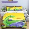 3pcs Dinosaur, Prehistoric Bedding Set - 1 Duvet Cover + 2 Pillowcases(Core Not Included), Machine Washable Polyester yy251216150