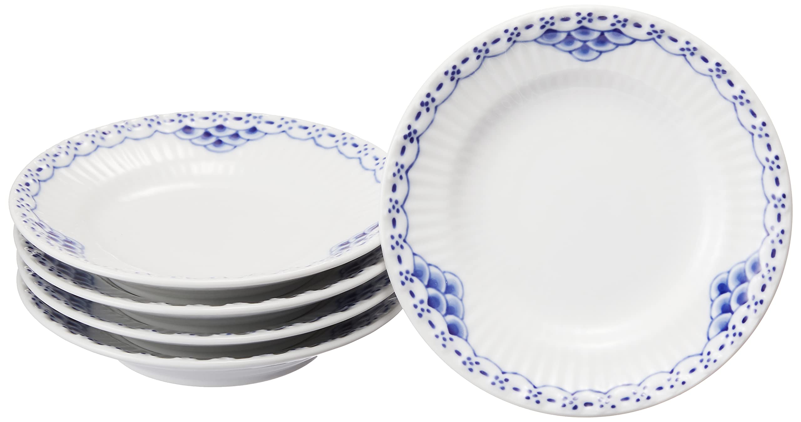 

Royal Copenhagen Princess Set of 1017245 [Officially Imported] Plates, 11cm, 5, белый