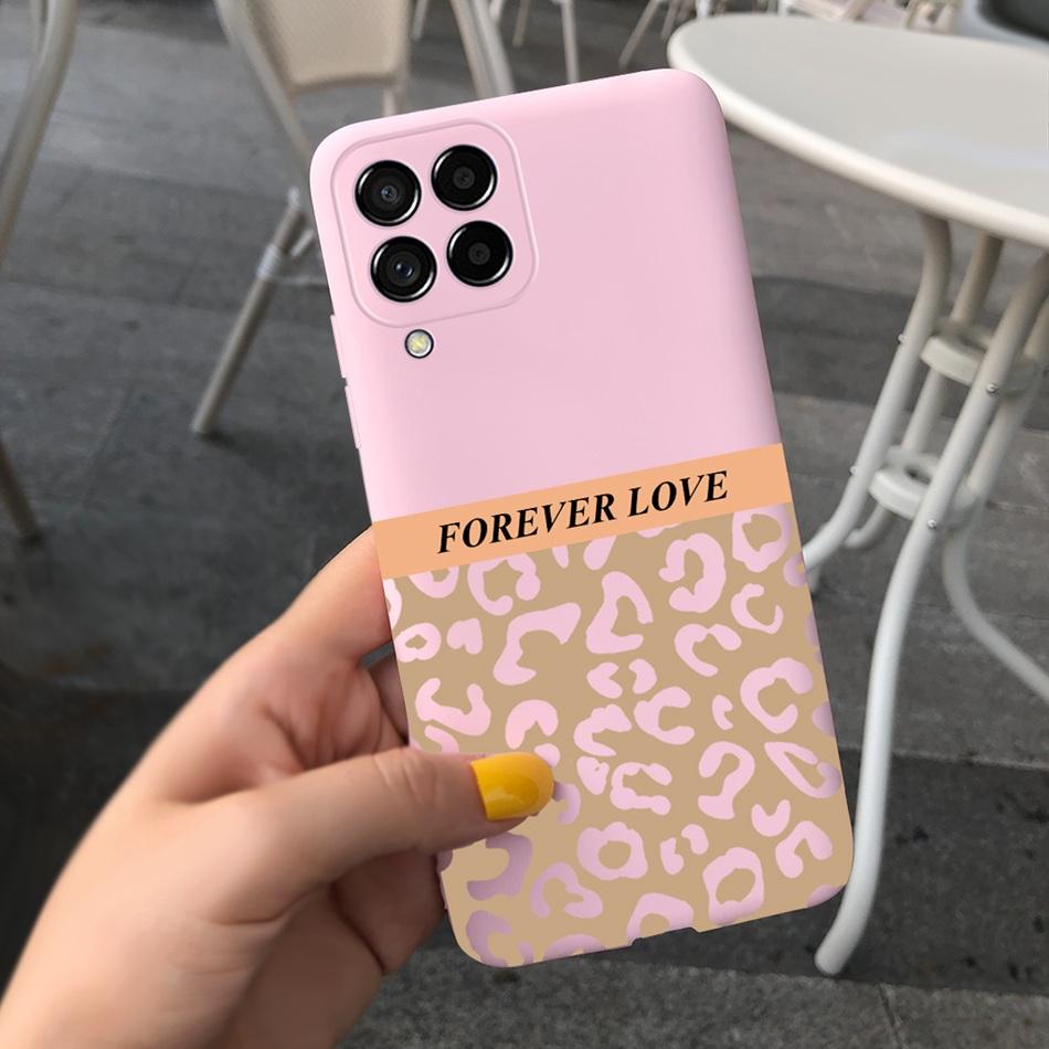 For Samsung Galaxy M53 Phone Case Fashion Cute Pattern Macaroon Silicone Soft Cases For Samsung M53 M33 M22 4G 5G Back Cover