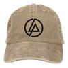 Linkin-Park Meteora Minutes To Midnight Emblema Angolare Cappellino da Baseball in Denim Usurato Snapback Unisex Donna Cappelli Regolabili Cappellino