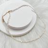 Barocker Süßwasserperlen-Choker - französischer Chic, elegant, minimalistisch, Alltagsstil