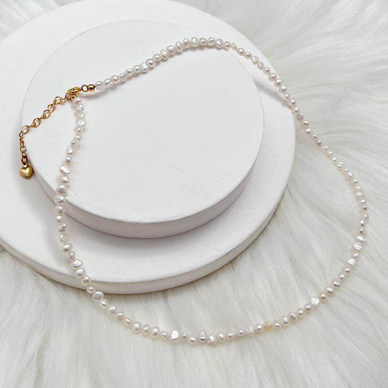 Meier Baroque freshwater pearl choker necklace - french chic, elegant, minimalist, everyday style