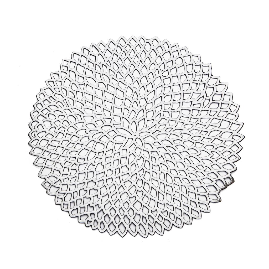 Pvc Bronzing Hollow Mat Insulation Non-slip Placemat Coffee Table Mat Table Mat Decoration Mat Western Placemat