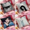 Lee Jong-suk Cushion Cover Anti-dustmite Pillowcase Invisible Zipper Silky Short Plush Sofa Cushion Cover