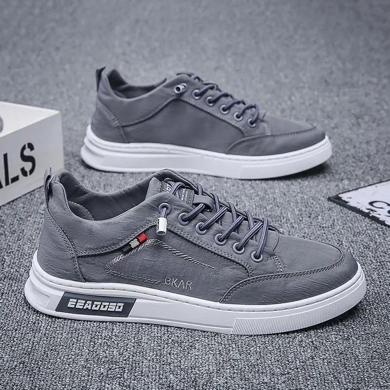 Lace Up Trendy Original Casual Brand Flat Shoes for Men Summer Comfortable Canvas Shoe Tenis Masculino Men's Casual Sneakers