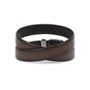Benovero Black Satin Bizo Belt Gradient Brown  Bmg1acb1210w1 