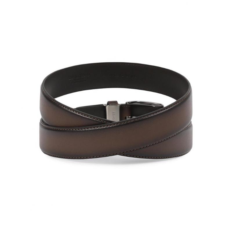 Benovero Black Satin Bizo Belt Gradient Brown  Bmg1acb1210w1 