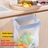 Foldable Trash Bag Holder Household Cabinet Wall-mounted Plastic Bag Hanger Kitchen Bathroom Storage Rack Garbage Bag Bracket
