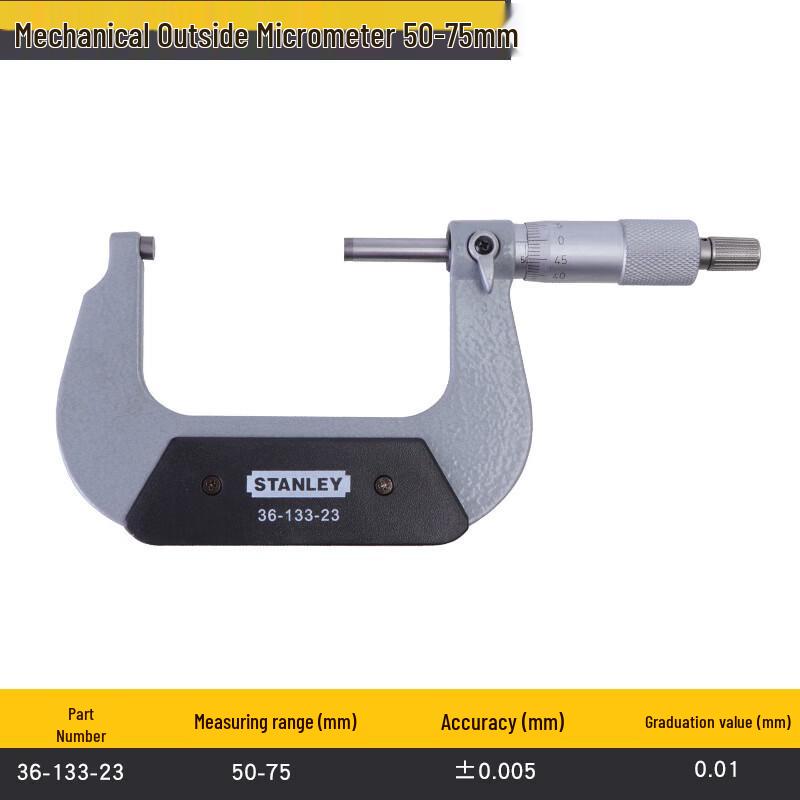 Stanley High Precision External Micrometer