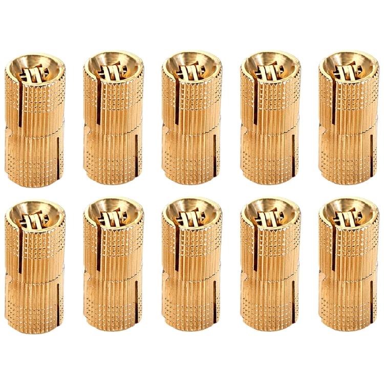 

10Pcs Cylindrical Concealed Invisible Door Hinges Brass Furniture Hinges Replacement Small Box Hinge Easy to Install
