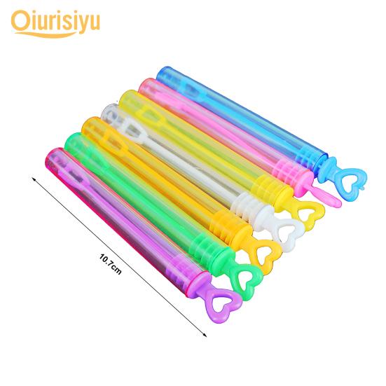 12Pcs Star Heart Shape Bubble Makers Sticks Wands Party Children Kids Fun Toys