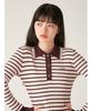Lily Brown Polo Knit Mini Dress Women's (LWNO251132, Pink)