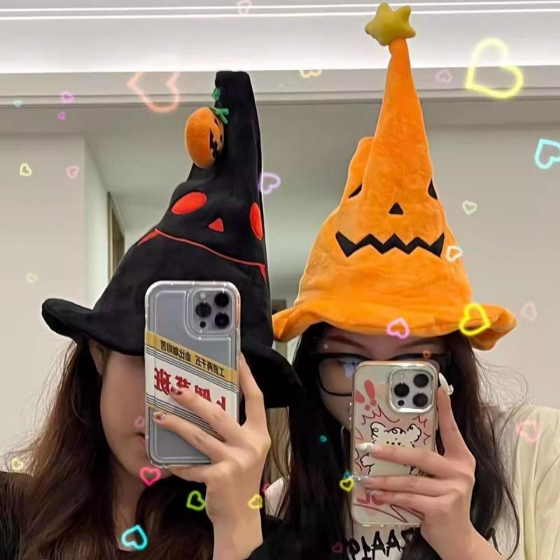Halloween Pumpkin Devil Bat Hat Funny Costume Headwear Photo Prop