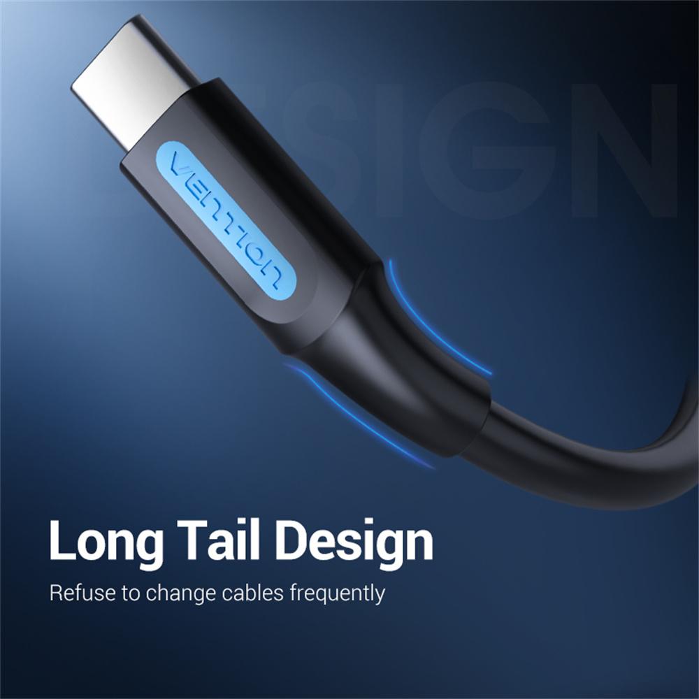 VENTION COKBI 3m USB 2.0 Type A to Type C Cable 3A Fast Charging Phone Tablet Data Cord