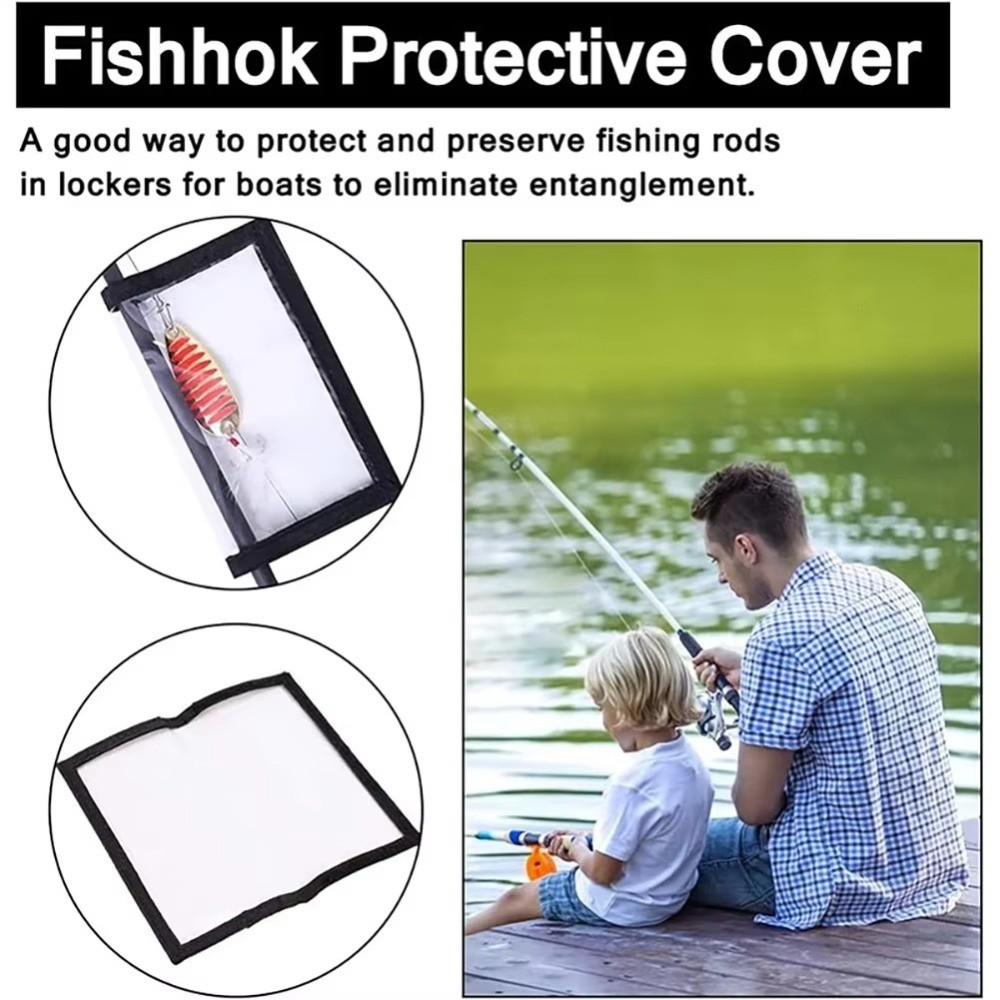 Transparent Fishing Lure Covers Anti-scratch Lure Wraps Bag Lure Protective Storage Bag Fishing