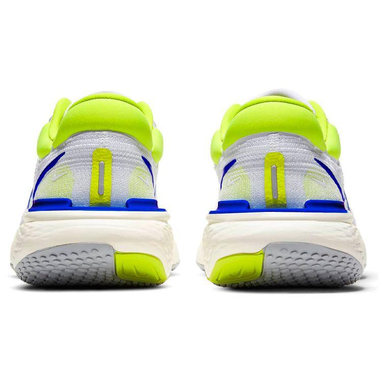 Nike ZoomX Invincible Run Flyknit White Cyber Blue Men Sneakers Grey-Fog Racer-Blue CT2228-101