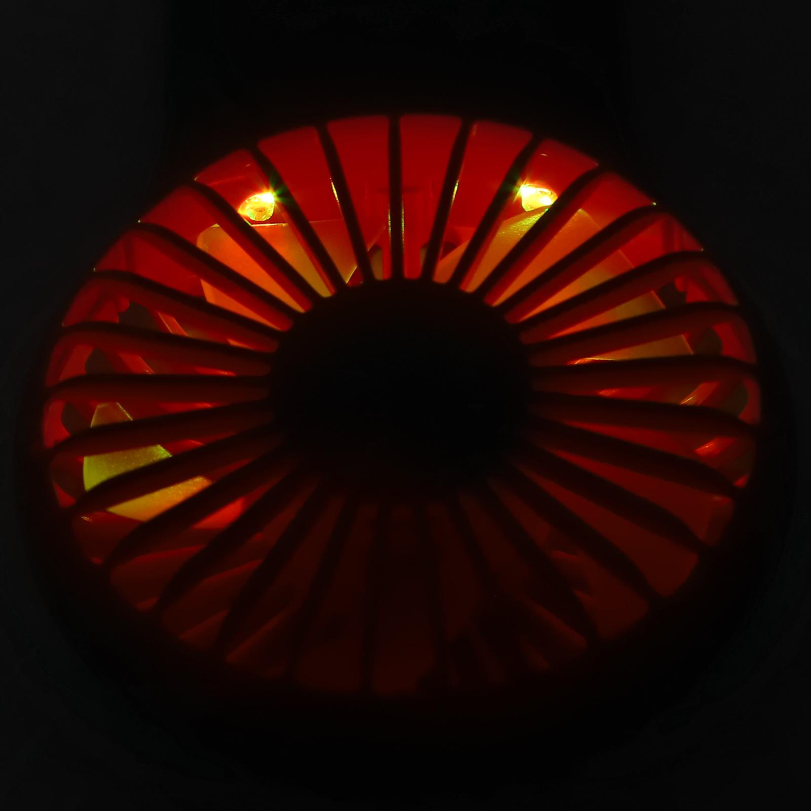 USB Charging Handheld Portable Fan 3 Speed     Fashionable Carabiner Fan