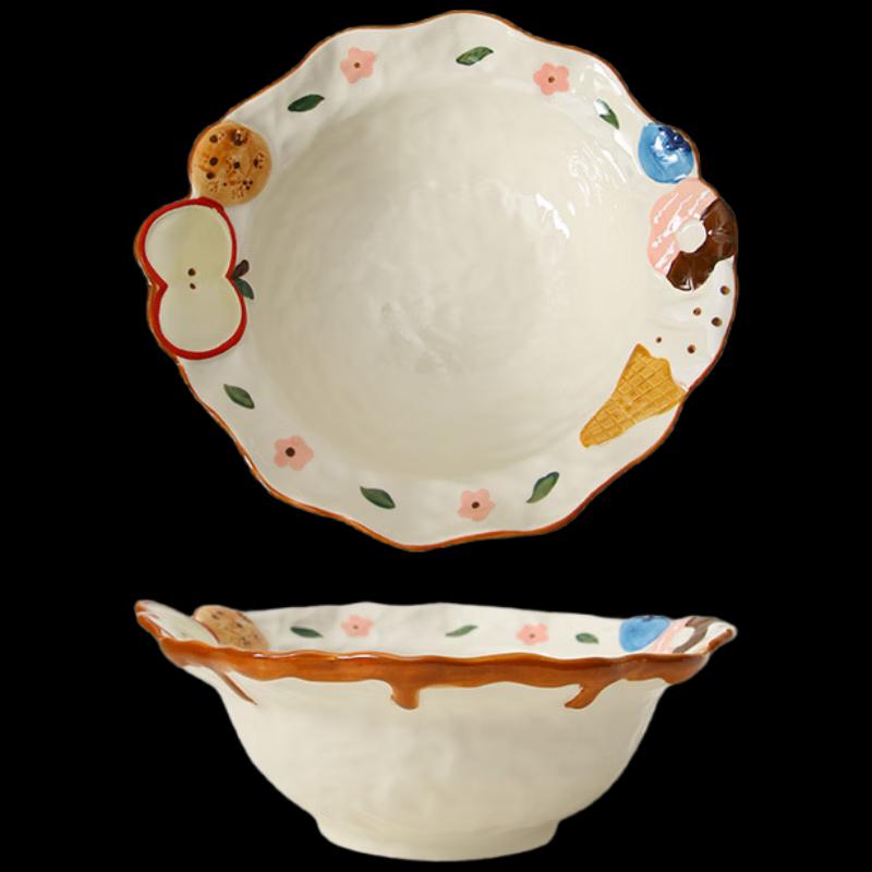De ou Star Light Sweetheart Cartoon Ceramic Soup Bowl