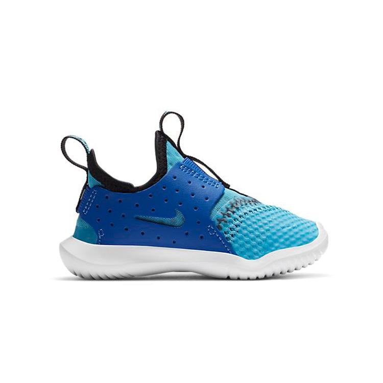 Nike Flex Runner Breathe Slip Resistant Cushioning Abrasion Resistant Low Top Toddler Shoes Blue White CV9329-400