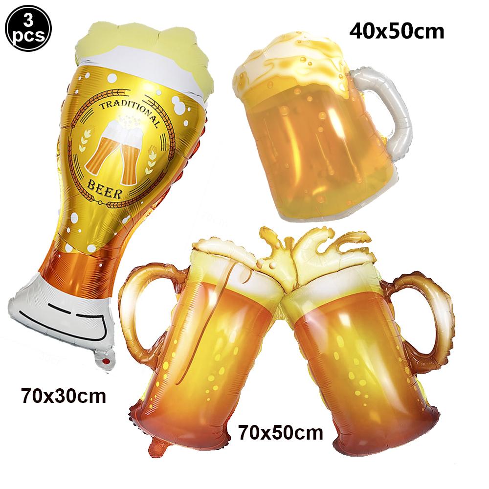 Whiskey Party Decor Whiskey Beer Bottle Glass Cup Balloon Banner Whiskey Honeycomb Table Decor Men Women Birthday Party Supplies