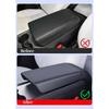 Carbon Fiber Style Armrest Box Panel Protective Cover For 24-25 Tesla Model 3/Y