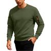 Men'S Fleece Round Neck Pullover With Fleece Solid Color Hoodie And Fleece Fleece Fleece Jacket