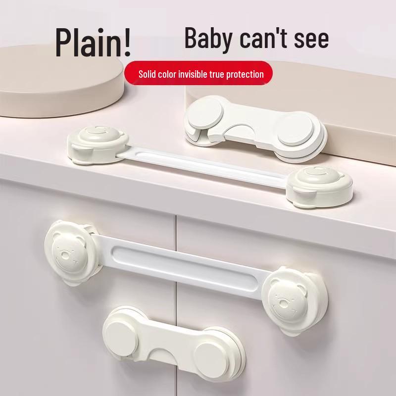 Child Safety Lock: Anti-Pinch Drawer, Cabinet, and Sliding Door Latch