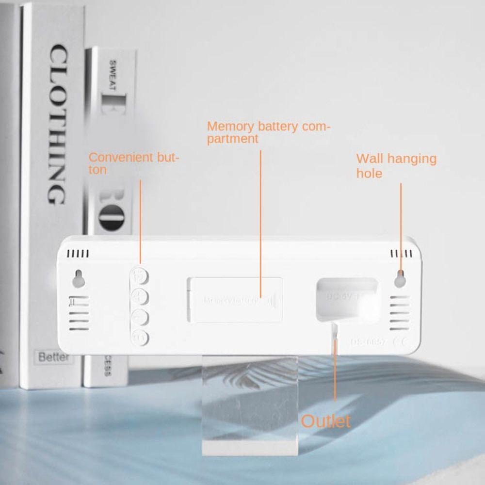 Multi-functional Digital LED Clocks Wall-mounted Display Table Clock  for Bedroom